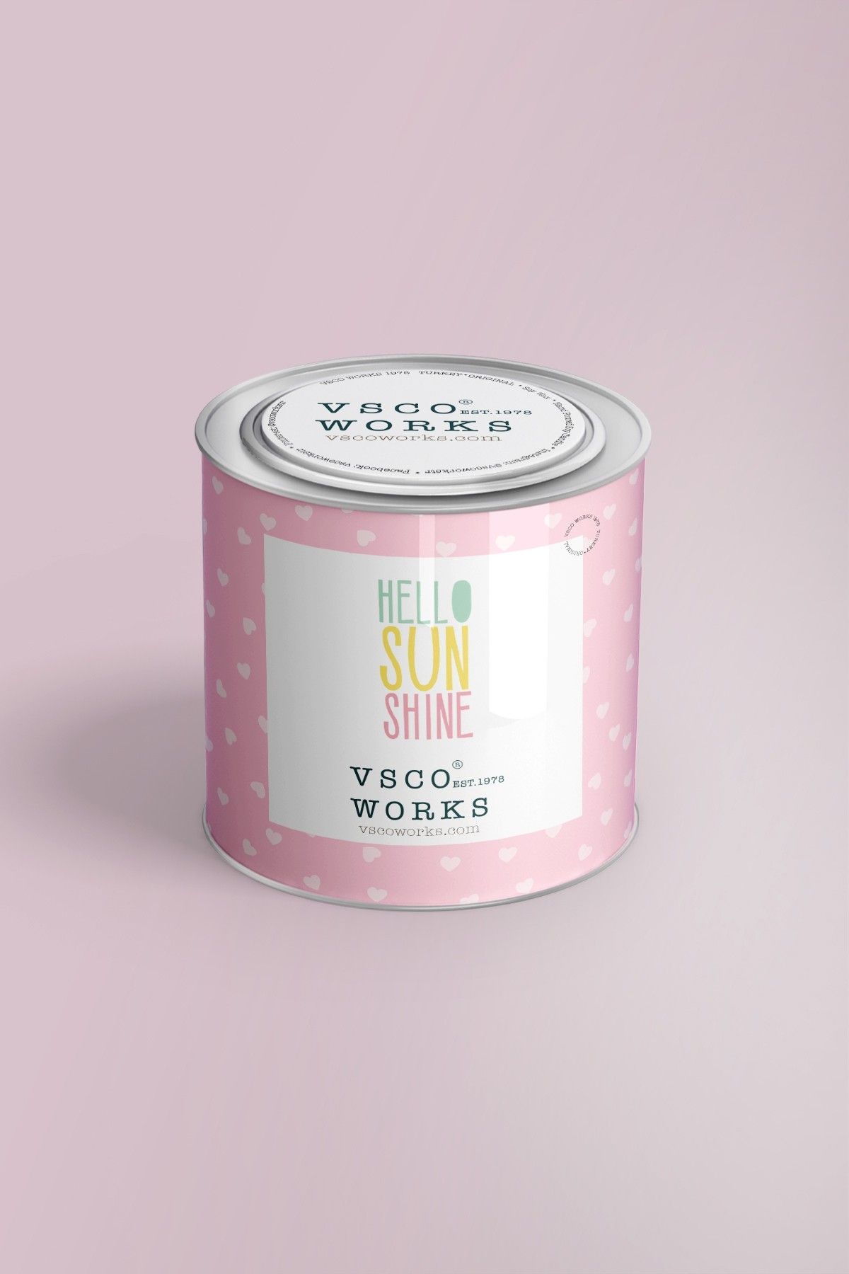 VSCO WORKS 1978 Nergis Çiçeği Kokulu Mum No.01 - Özel Metal Kutu