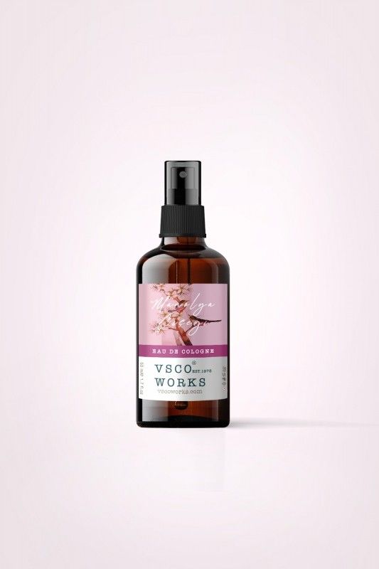 VSCO WORKS 1978 Manolya Çiçeği Kolonyası Amber Cam Sprey Şişe 50 ml